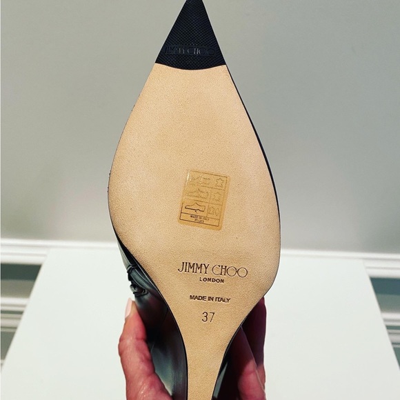 Brand new JIMMY CHOO Blake Pointed Toe Wedge Booties - Picture 6 of 10